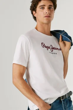 T-shirt de manga curta com logo