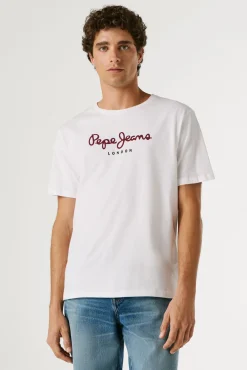 T-shirt de manga curta com logo