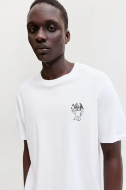 T-shirt de manga curta estampada
