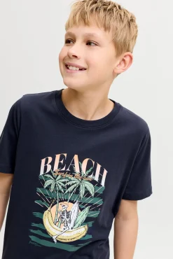 T-shirt de manga curta estampada