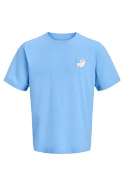 T-shirt de manga curta estampada