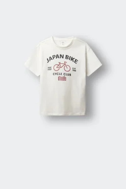T-shirt de manga curta "Japan Bike" para menino
