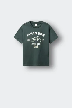 T-shirt de manga curta "Japan Bike" para menino