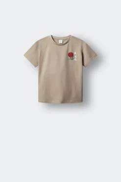 T-shirt de manga curta Monte Fuji para menino