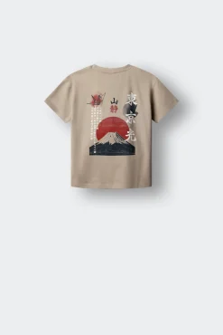 T-shirt de manga curta Monte Fuji para menino