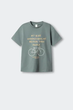 T-shirt de manga curta "My Bike" para menino