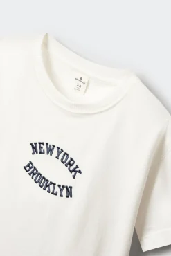 T-shirt de manga curta New York para menino