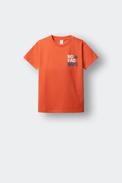 T-shirt de manga curta "No bad days" para menino