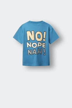 T-shirt de manga curta "Nope!" para menino