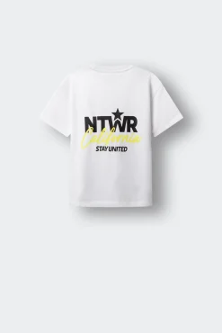 T-shirt de manga curta NTWR X California para menino