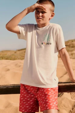 T-shirt de manga curta solazo criança