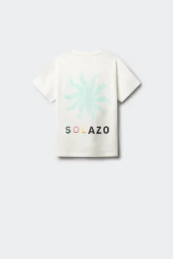 T-shirt de manga curta solazo criança