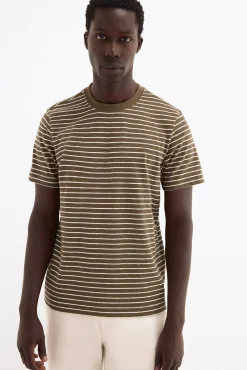 T-shirt de riscas