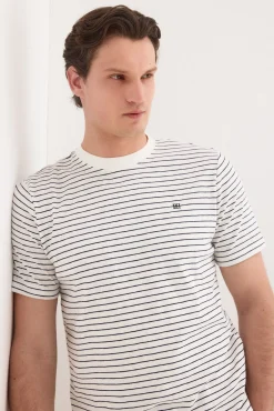 T-shirt de riscas