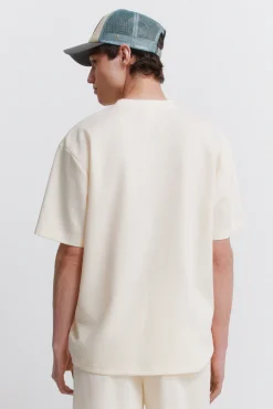 T-shirt em tecido waffle