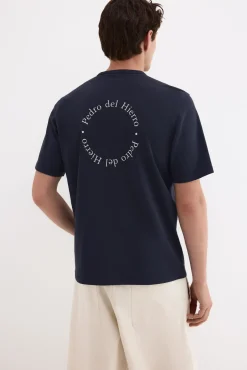 T-shirt estampada com logo