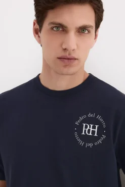 T-shirt estampada com logo