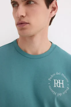 T-shirt estampada com logo