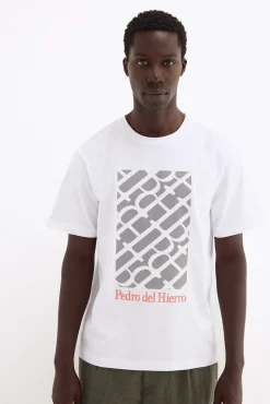 T-shirt estampada com logo