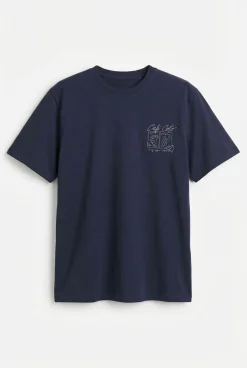 T-shirt gráfica lavada