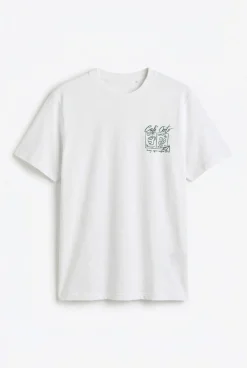 T-shirt gráfica lavada