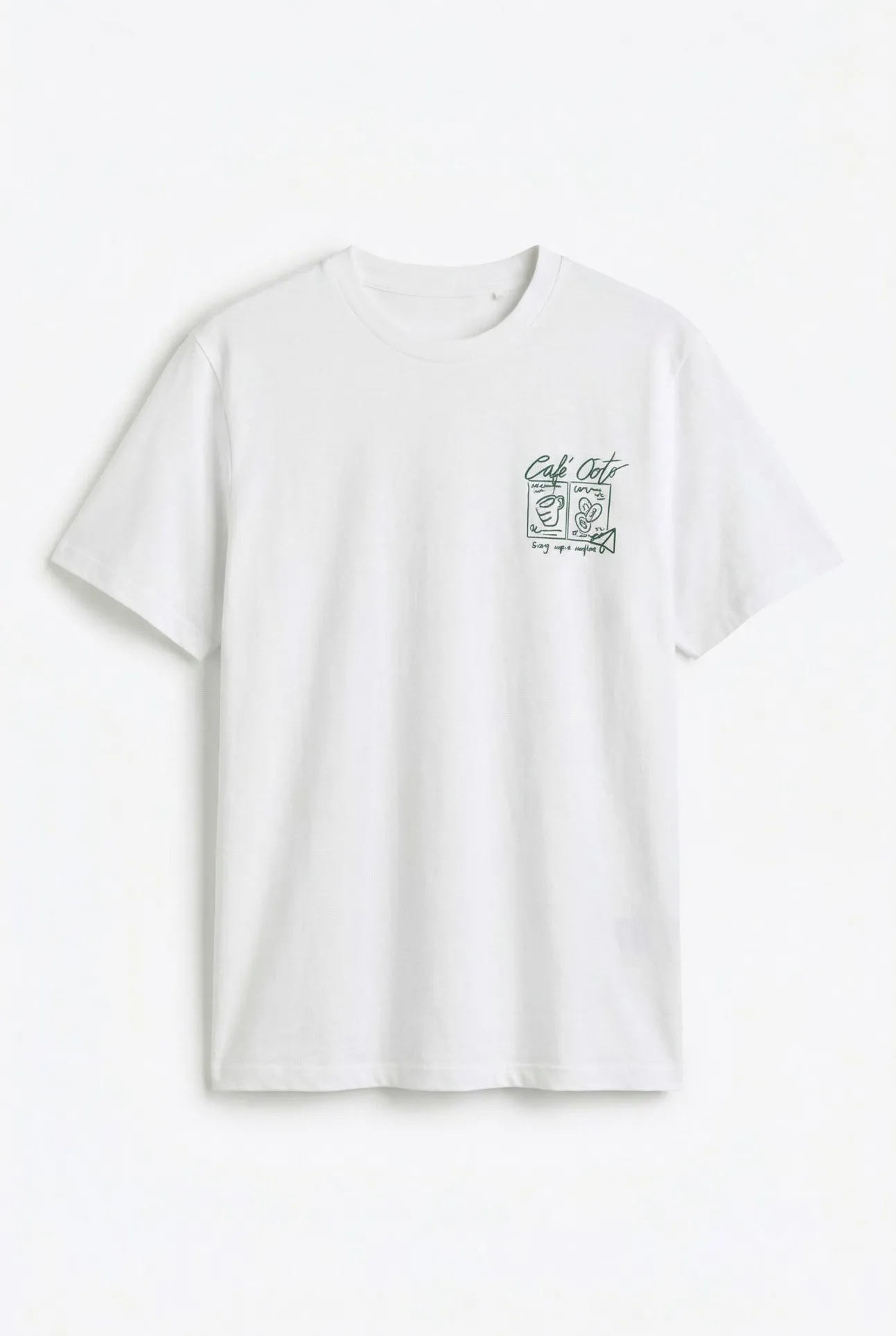 T-shirt gráfica lavada