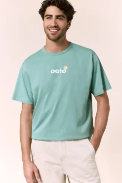 T-shirt gráfica lavada