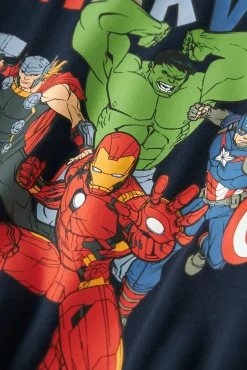 T-shirt Heroes manga comprida