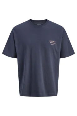 T-shirt loose em algodão