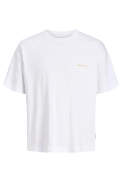 T-shirt loose em algodão