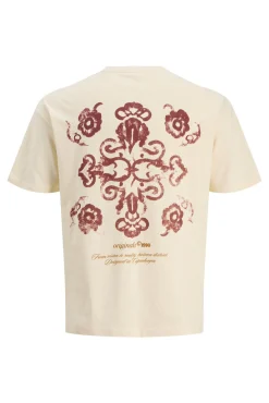 T-shirt loose em algodão