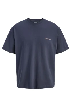 T-shirt loose em algodão