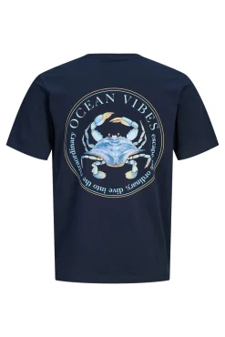 T-shirt loose fit em algodão