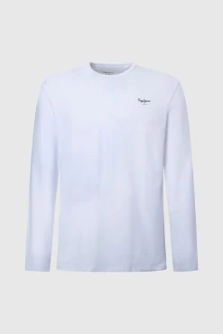 T-shirt manga comprida slim