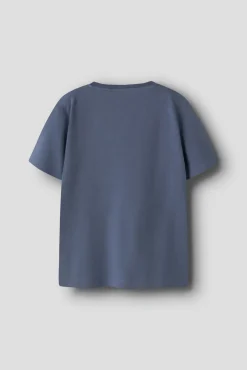 T-shirt manga curta com bolso de menino