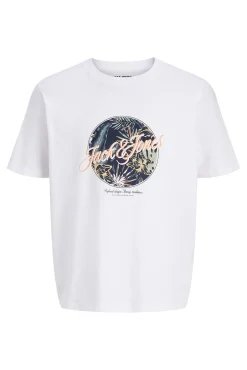 T-shirt manga curta de malha