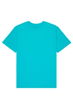 T-shirt manga curta lisa logo