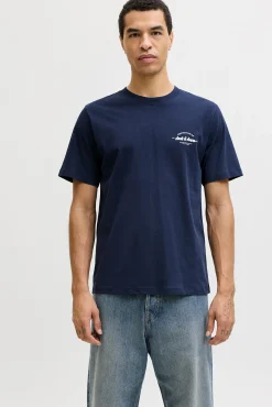 T-shirt manga curta logo