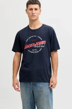 T-shirt manga curta logo