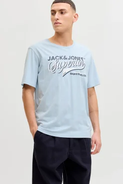 T-shirt manga curta logo
