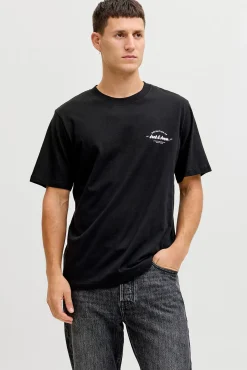 T-shirt manga curta logo