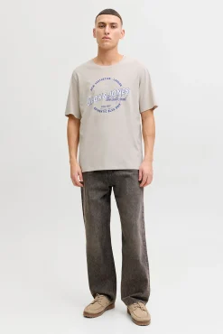T-shirt manga curta logo