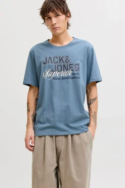 T-shirt manga curta logo