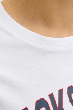 T-shirt manga curta logo