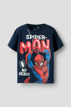 T-shirt manga curta Spiderman