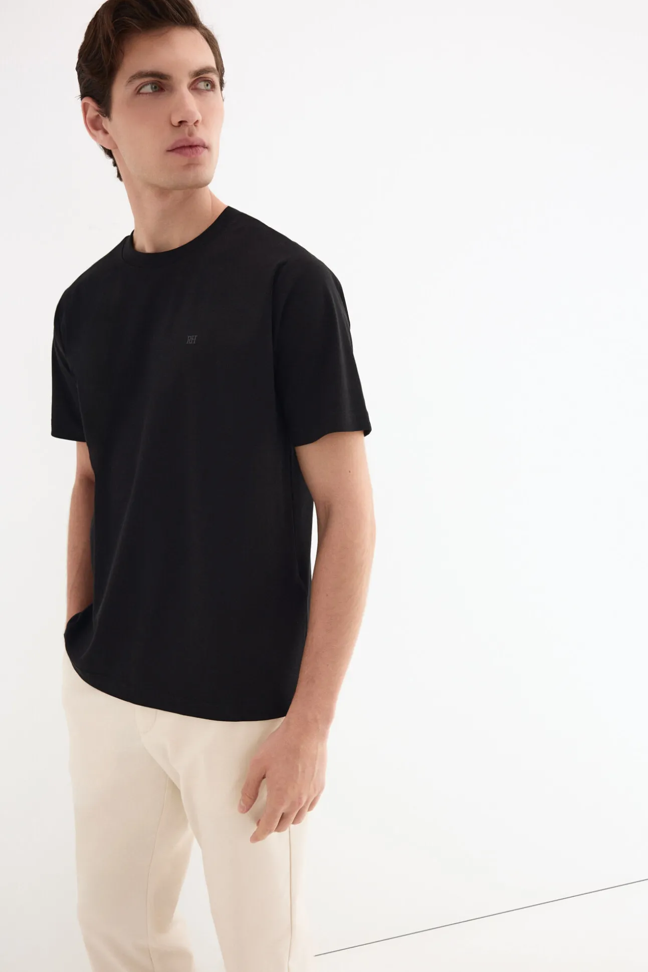 T-shirt mercerizada
