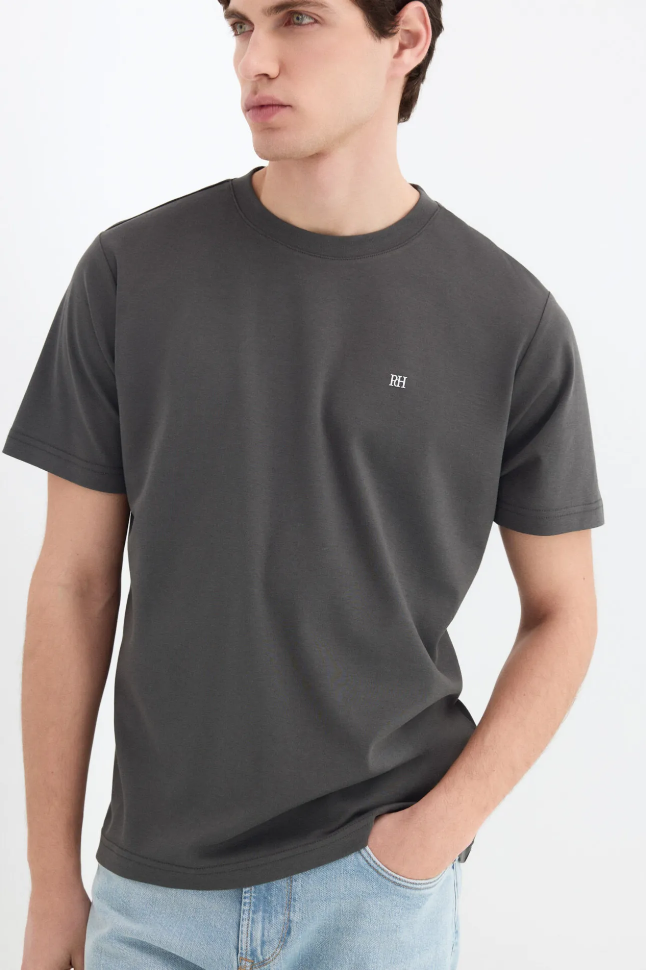 T-shirt mercerizada