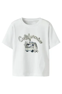 T-shirt mágica para menino manga curta