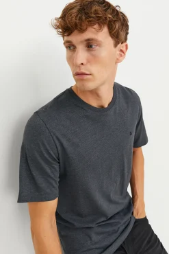 T-shirt regular bordada