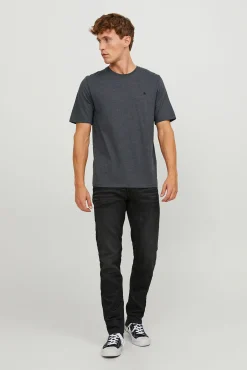 T-shirt regular bordada